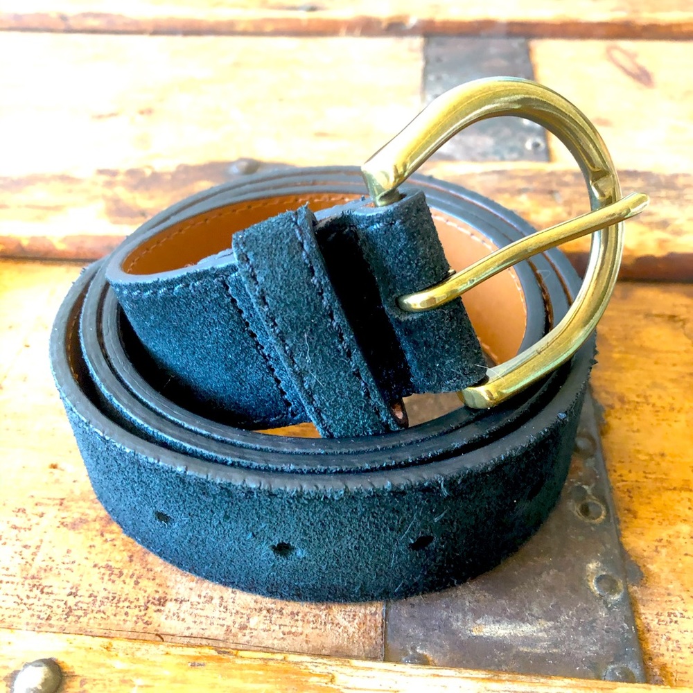 Suede belt by Ralph Lauren